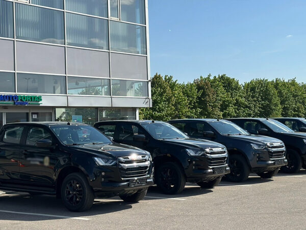 5 ISUZU D-MAX pikapai jau palengvina kliento kasdienius darbus